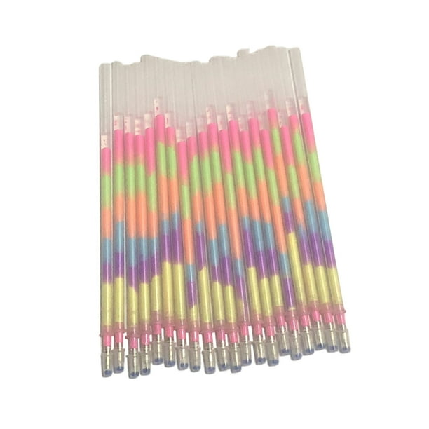 20Pcs Colored Gel Pen Refill School Drawing Doodle Ballpoint Highlighter 20Pcs Colored Gel Pen Refill School Drawing Doodle Ballpoint Highlighter